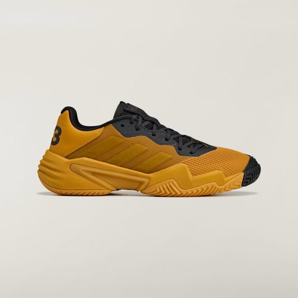 Adidas Y-3 Barricade 13 Collegiate Gold Black Tennis Shoes Size 11.5 - | NWB - Picture 1 of 12